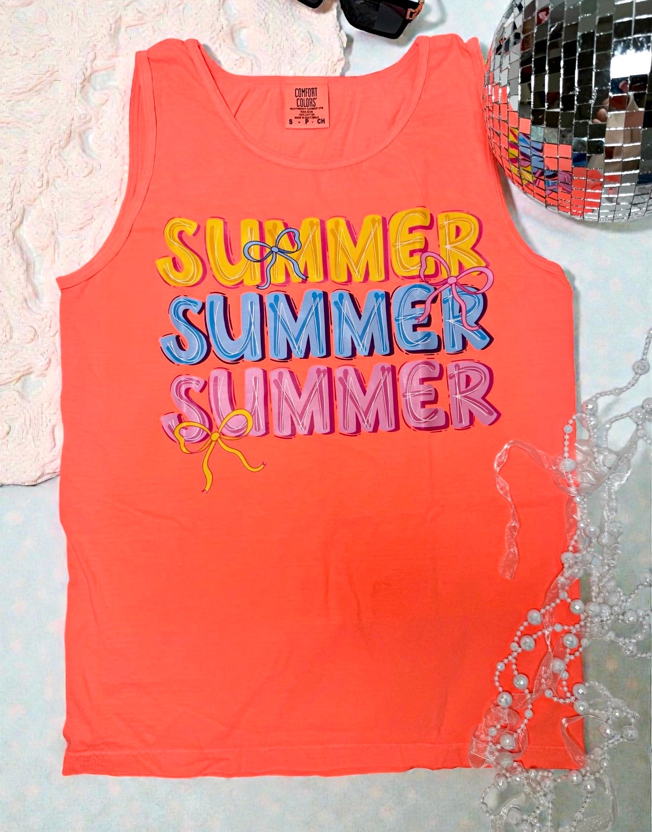 Summer Is In The Air Graphic Tank Top