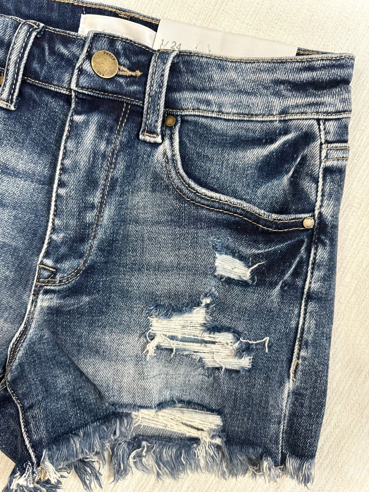 Jasmine Lee Denim Wash Shorts