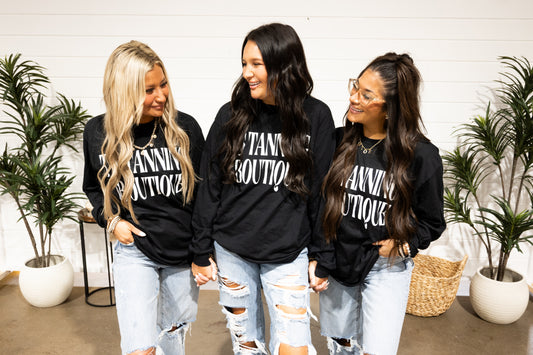 T's Tanning Black&White Long-sleeve T-shirt