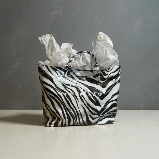 Zebra Travel Tote Bag