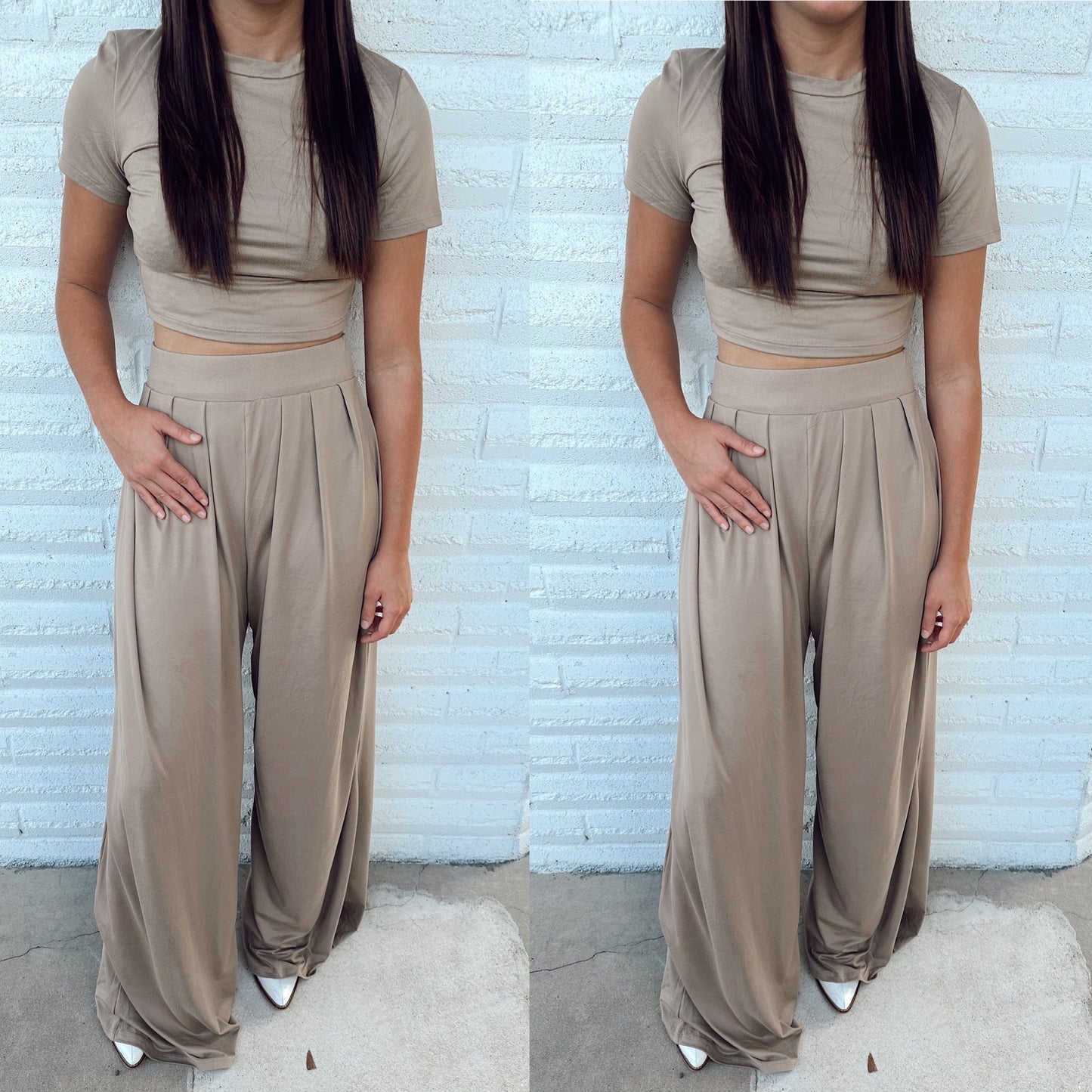 Brown On to the Next two piece Set