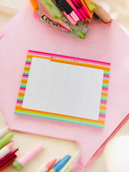 Color Wave Weekly Planner