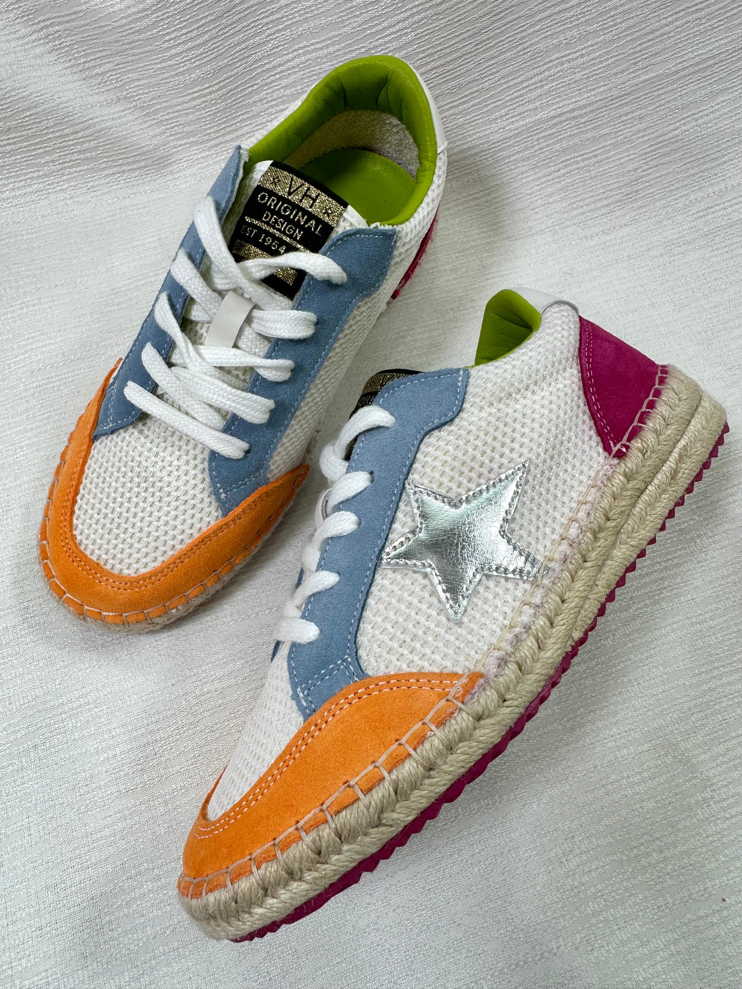 Ocean Breeze Colorful Vintage Havana Shoes