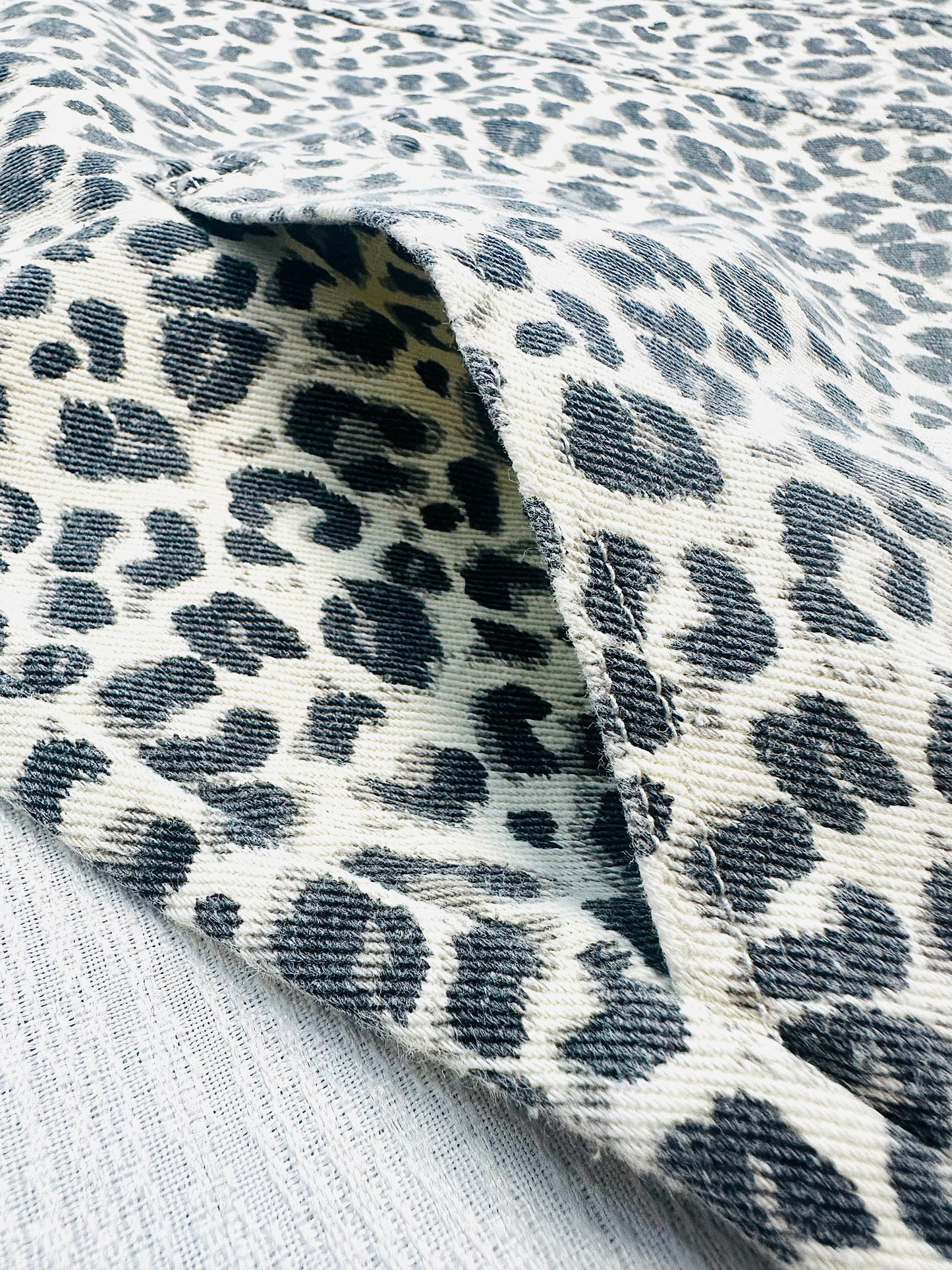 Out For The Night Cheetah Denim Romper