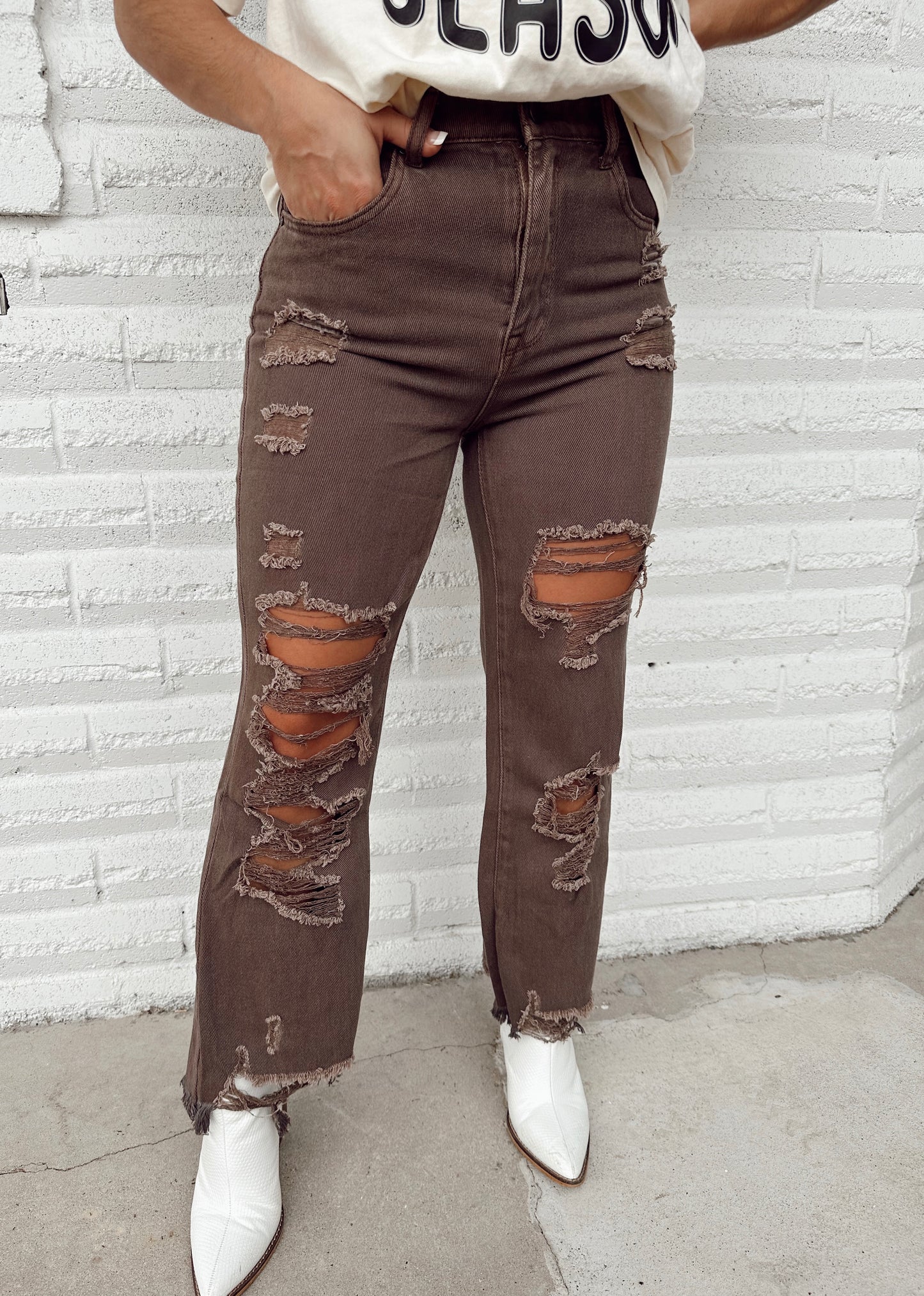 Mattox May Distressed Denim