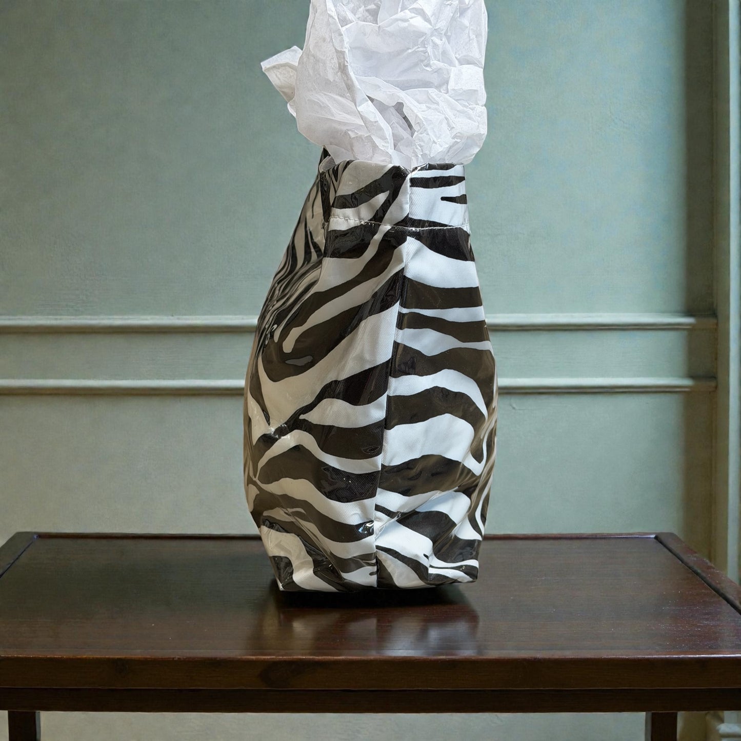 Zebra Travel Tote Bag