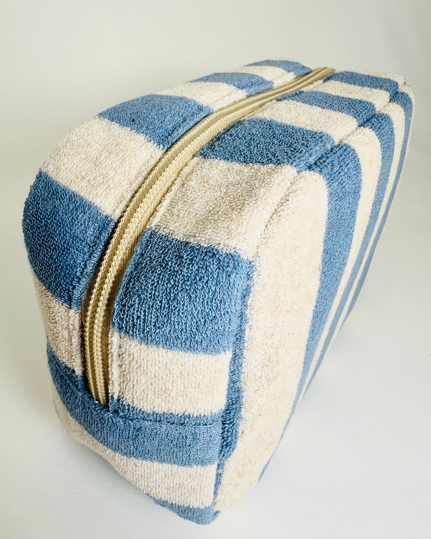 Striped Cosmetic Pouch Travel Bag