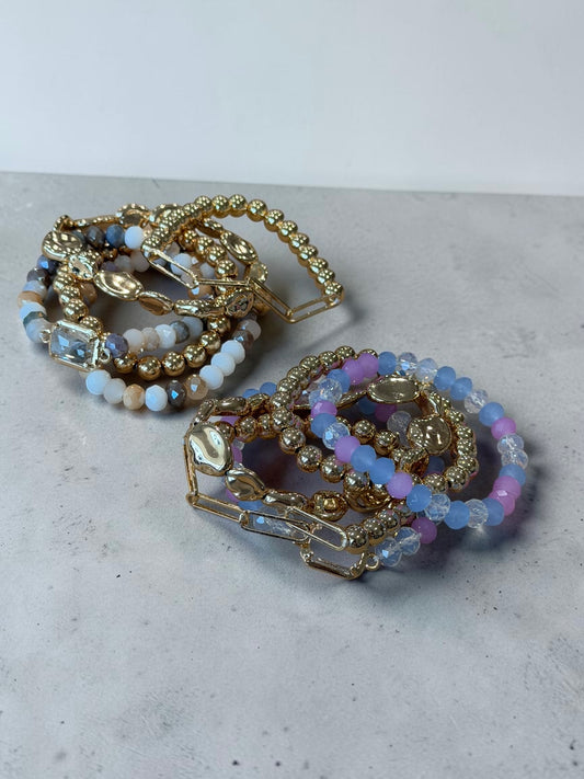 Pop Of Color Bangle Bracelet Set