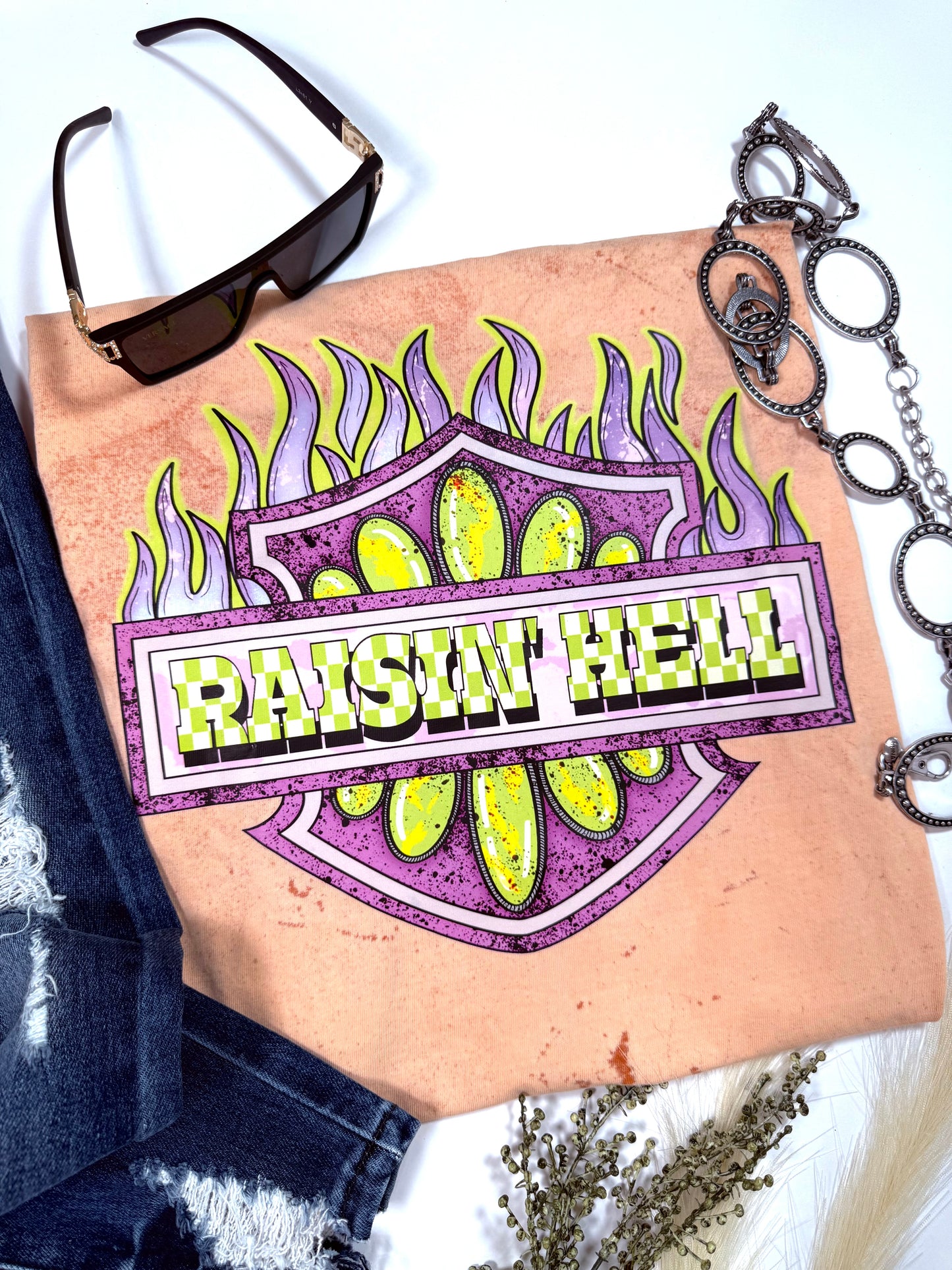 Take Me Up In Flames Graphic Top