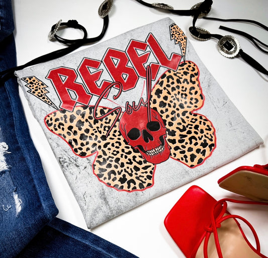 Bless This Rebel Soul Graphic Top