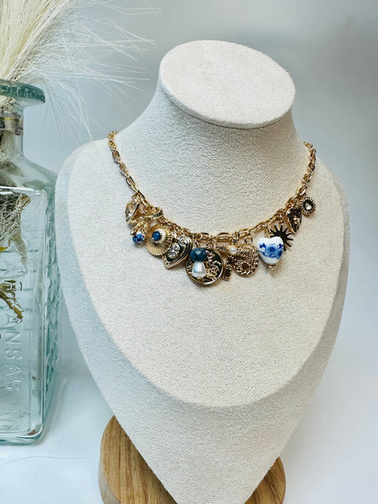 Strong In My Faith Charm Necklace