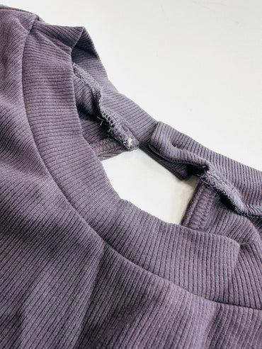 Piece Me Together Open Back Casual Romper