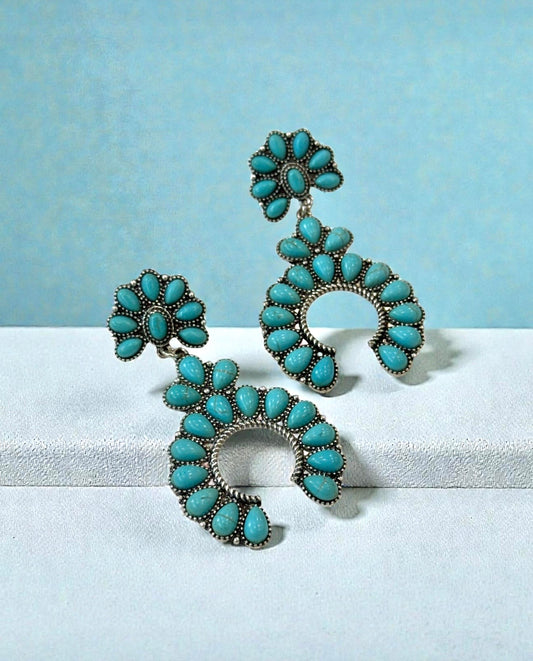 Lassoed In Turquoise Earrings
