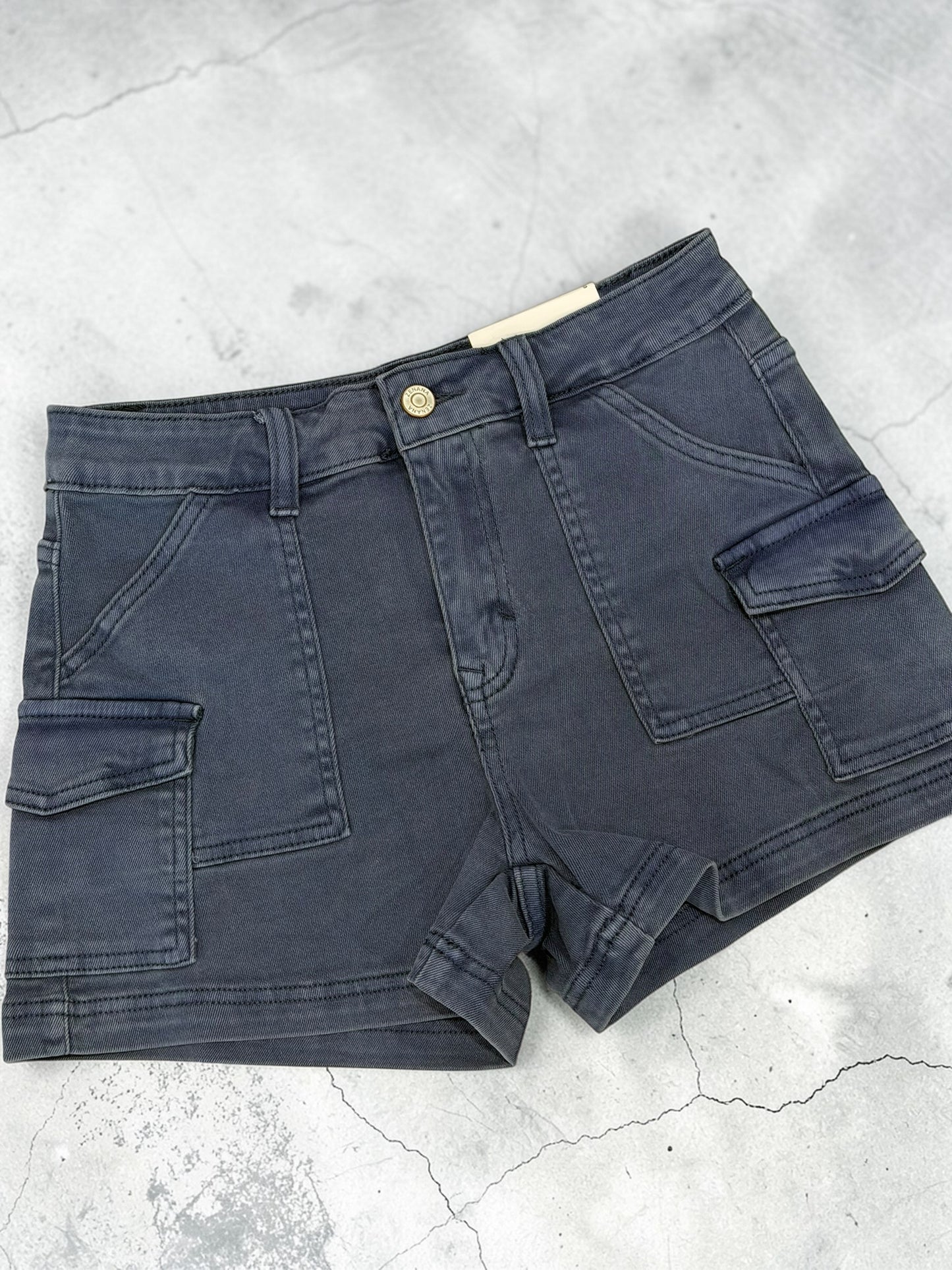 Classic Everyday Cargo Denim Shorts