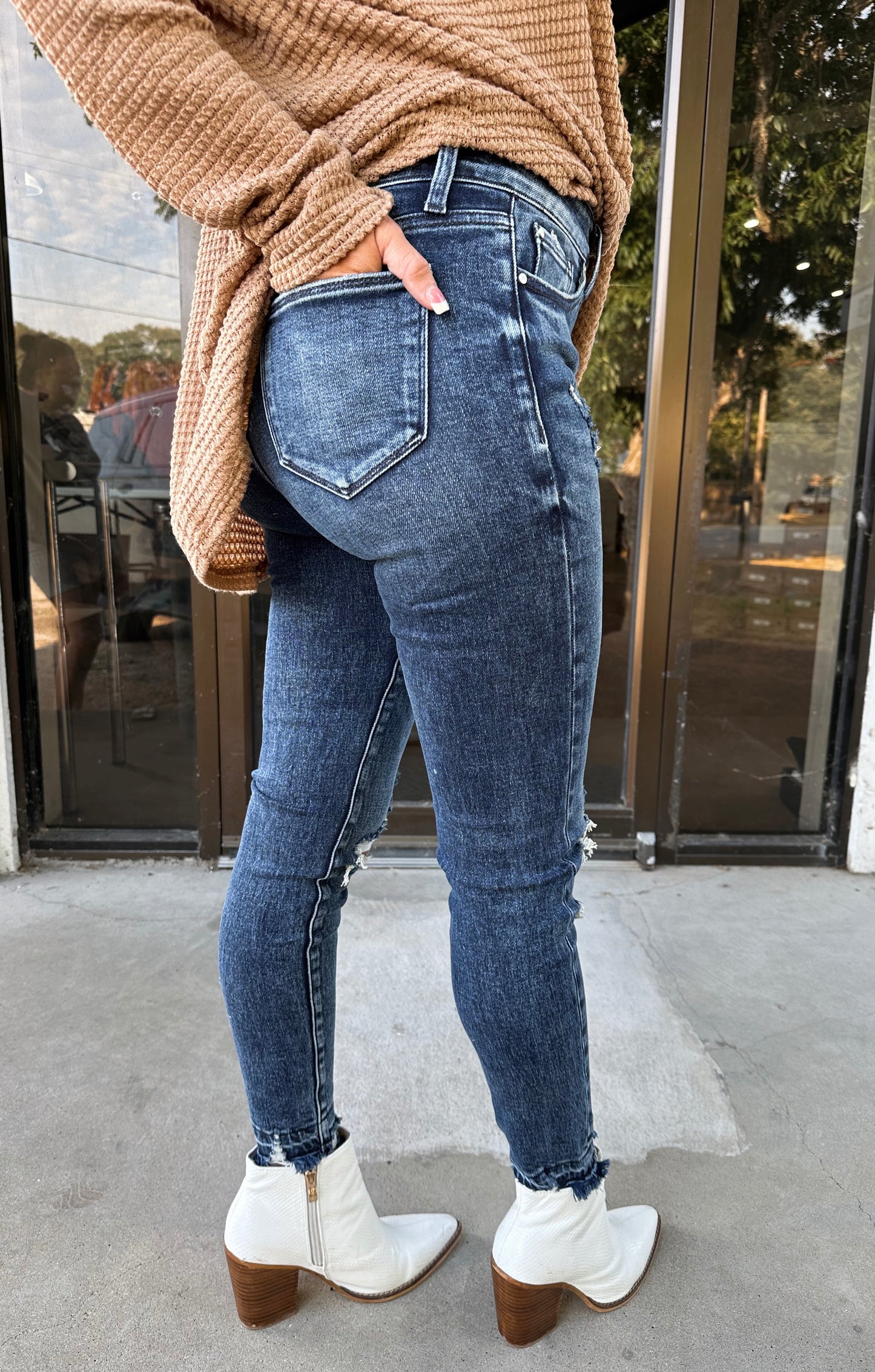 Tanya Distressed Skinny Jeans