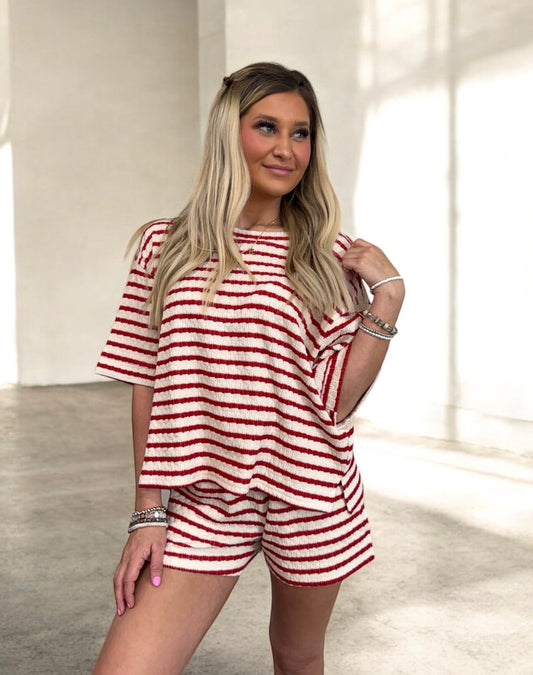Bold Line Striped Lounge Set