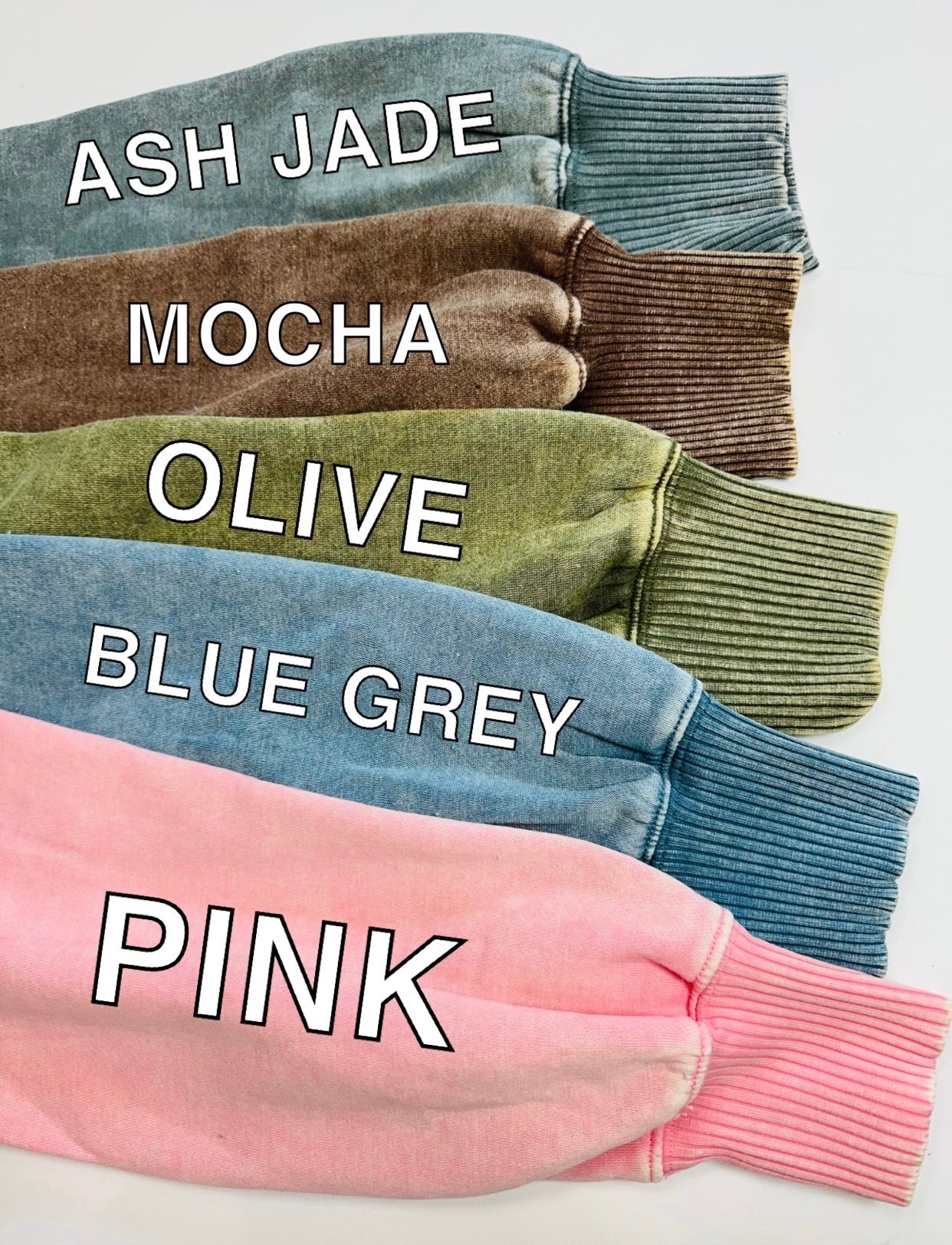 Hold Me Tight Acid Wash Crewneck Top