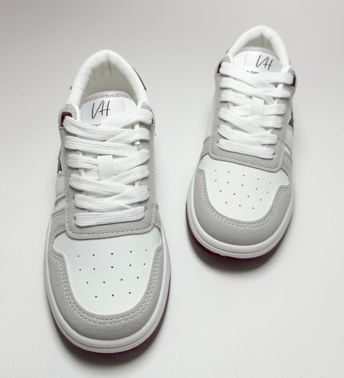 Step Up Maroon Vintage Havana Sneakers Shoes