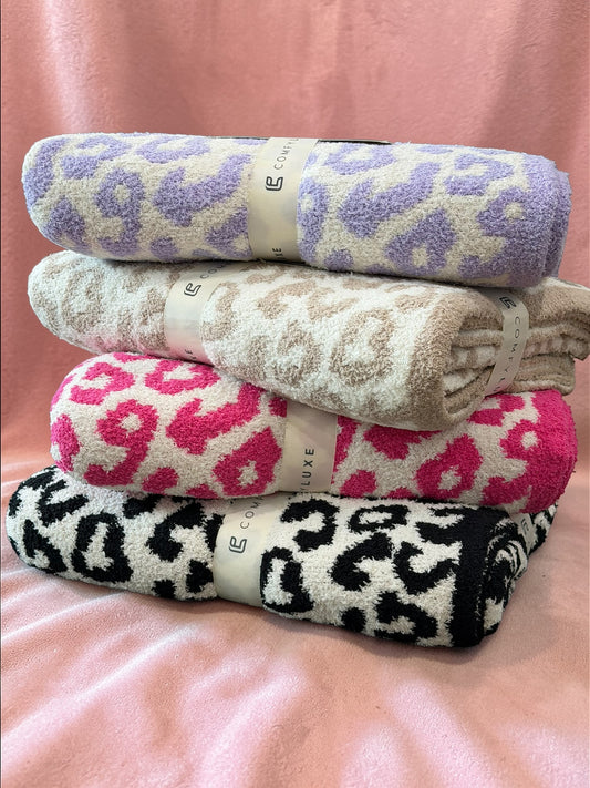 Leopard Luxe Throw Blanket