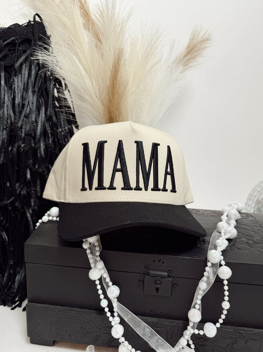 MAMA Black And Tan Trucker Hat