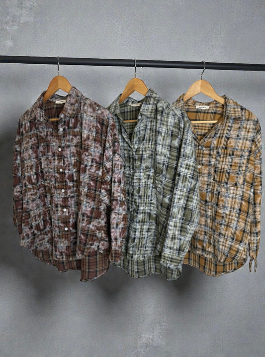 Chilly Morning Flannel Tops