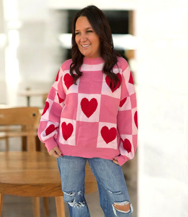 Sweetheart Love Block Pullover