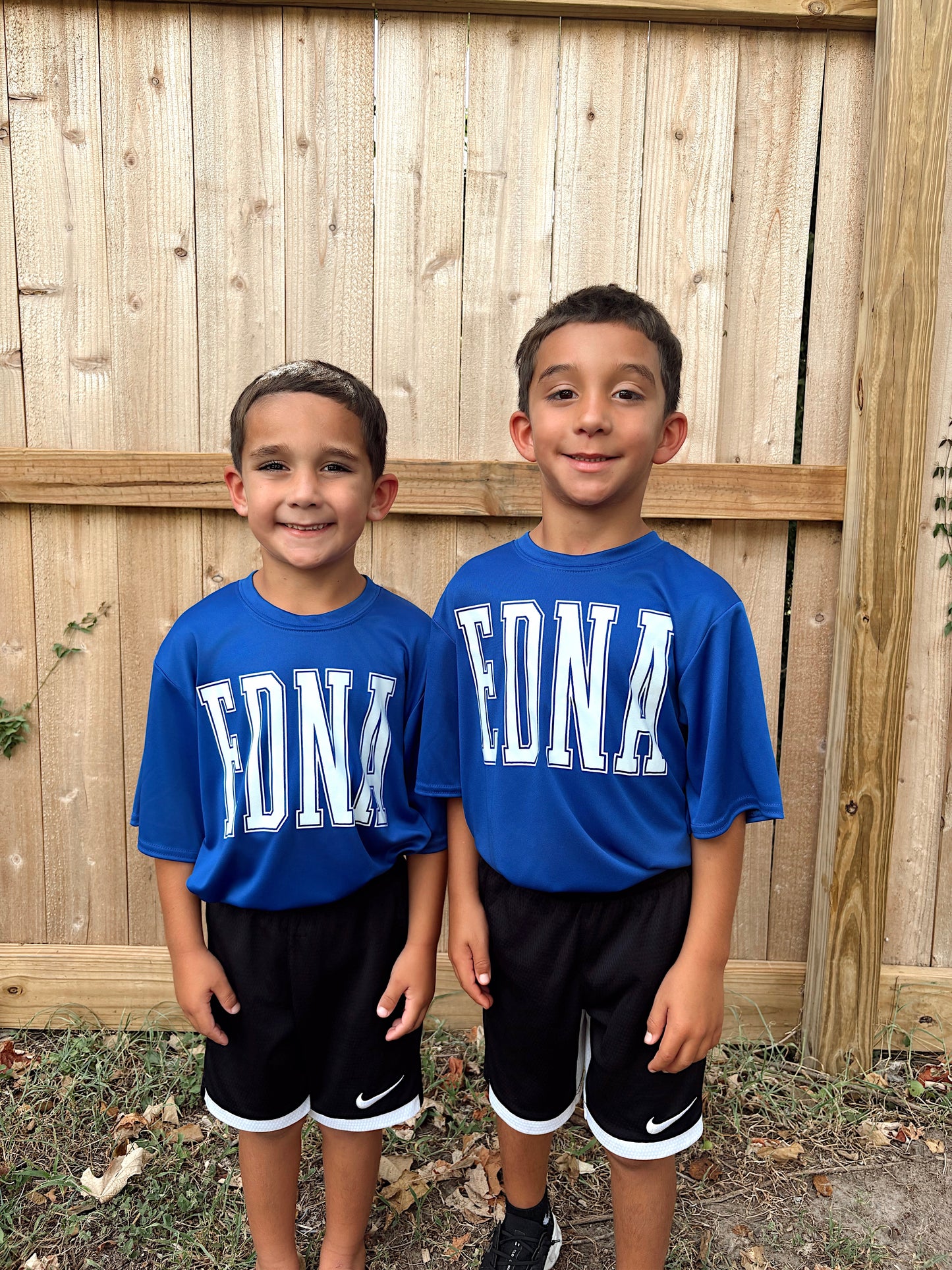 Blue EDNA Dri-Fit Graphic Tee