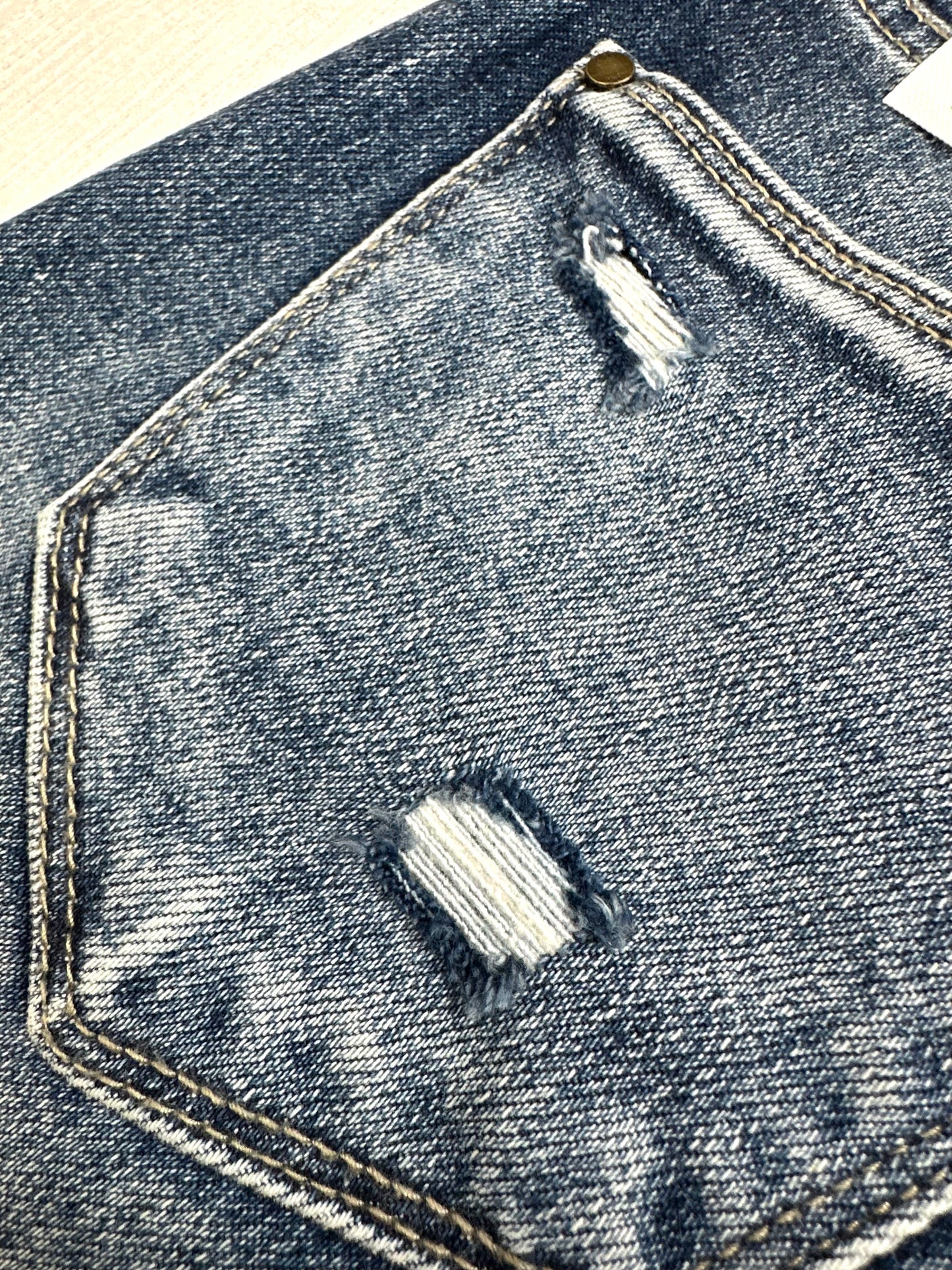 Jasmine Lee Denim Wash Shorts