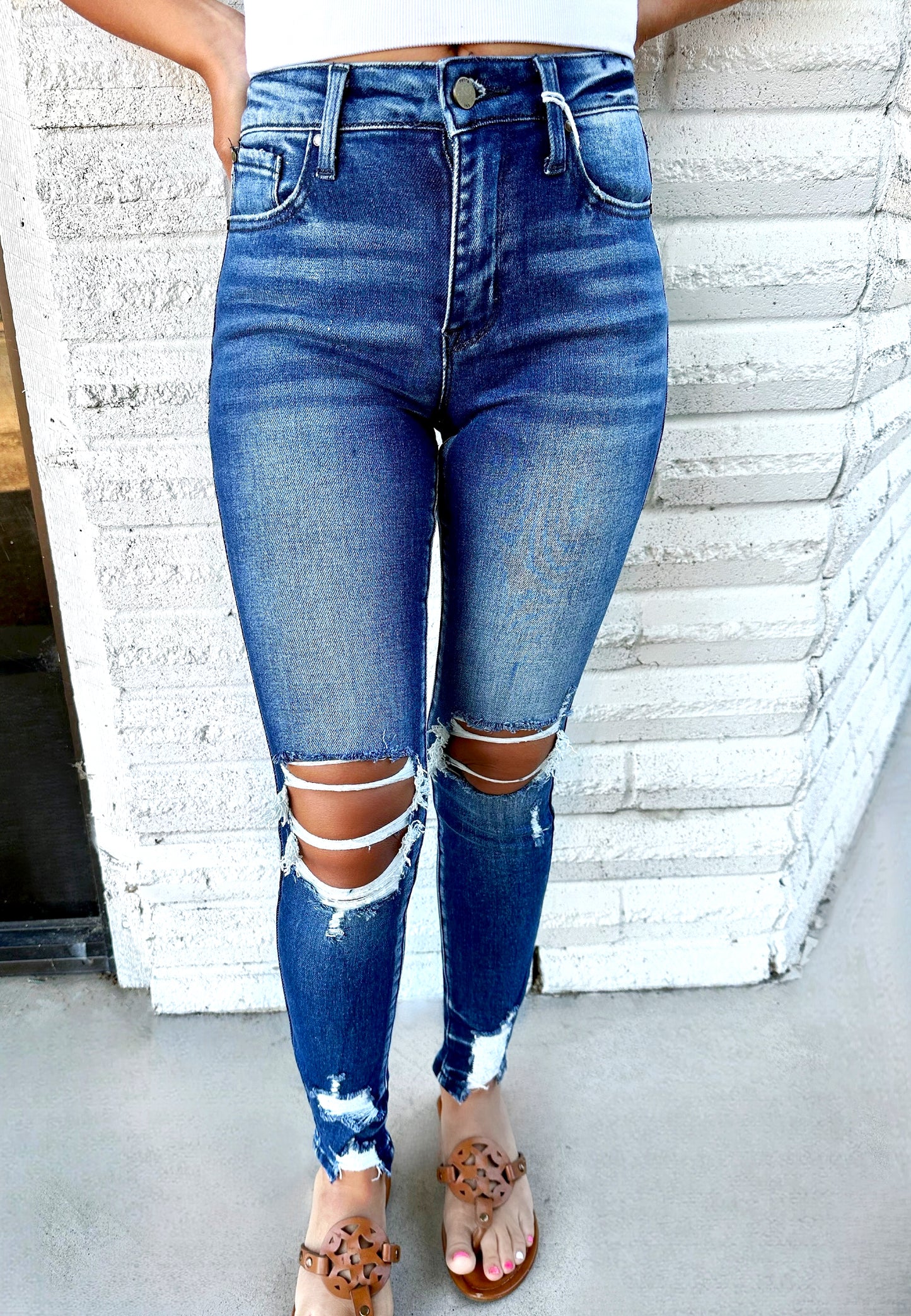 Sara Sage Skinny Jeans