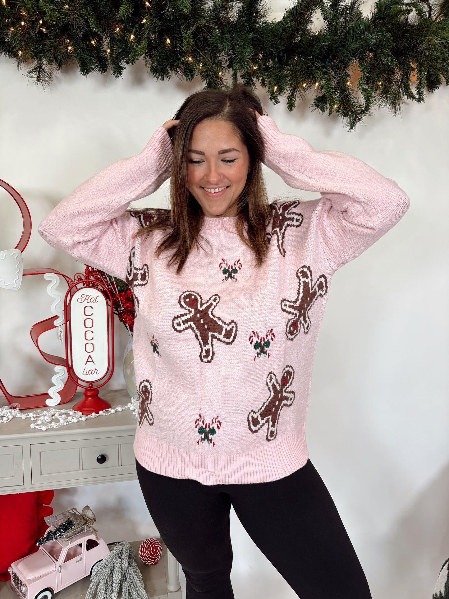 Gingerbread Babe Sweater Top