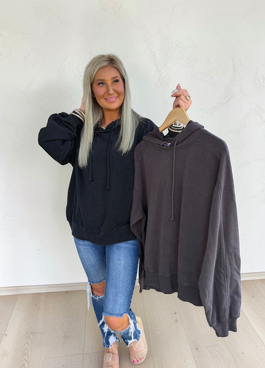 Urban Stitch Hoodie Pullover Top