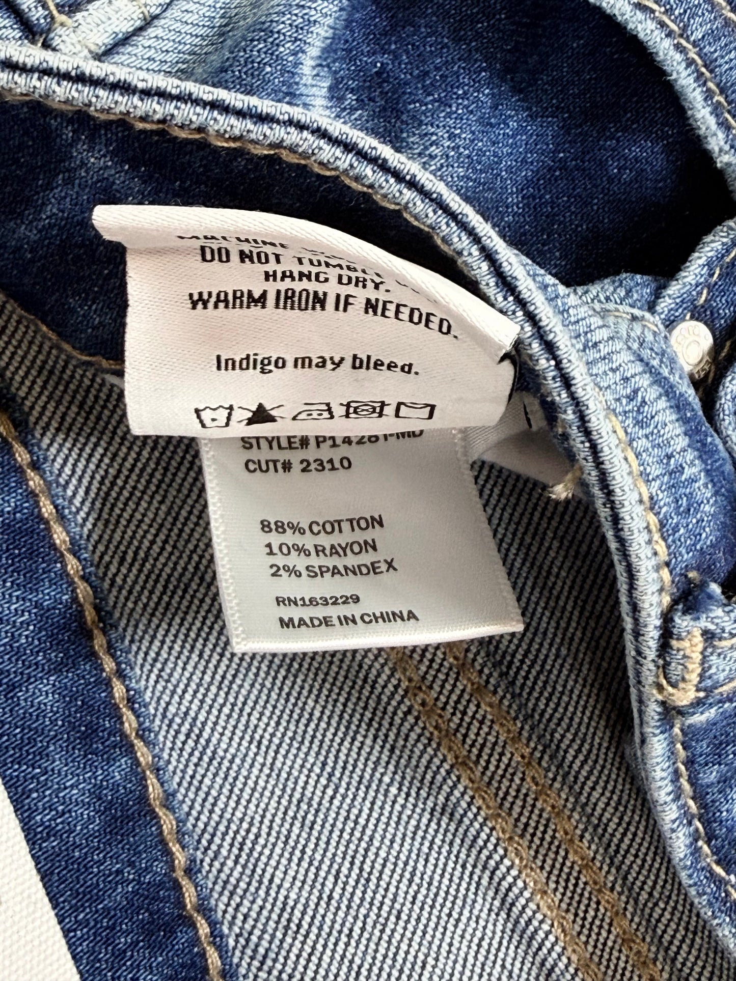 Addison Mid-Rise Straight Cuffed Jeans