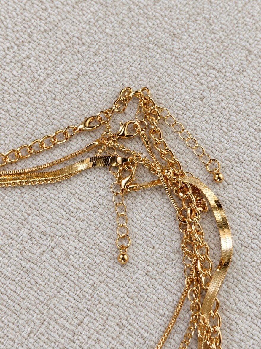 Layered Love Chain Necklace