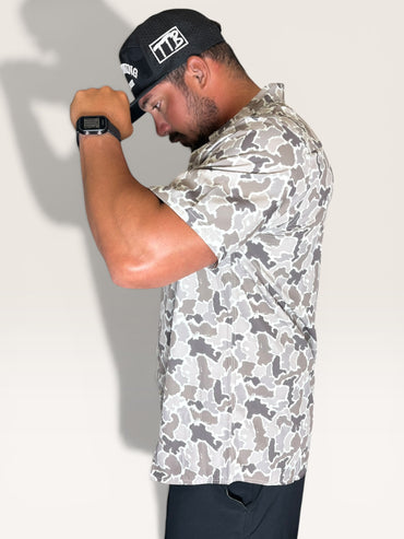 Men's TTB Camo Button Up