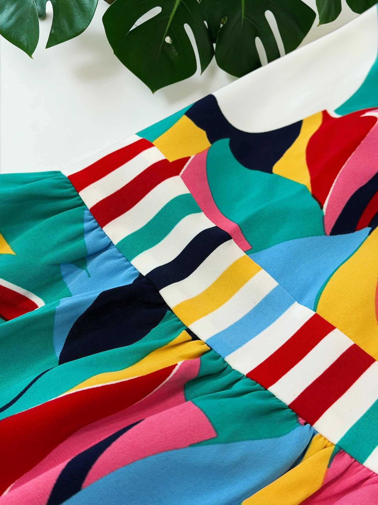 Colorwave Canvas Maxi Dress