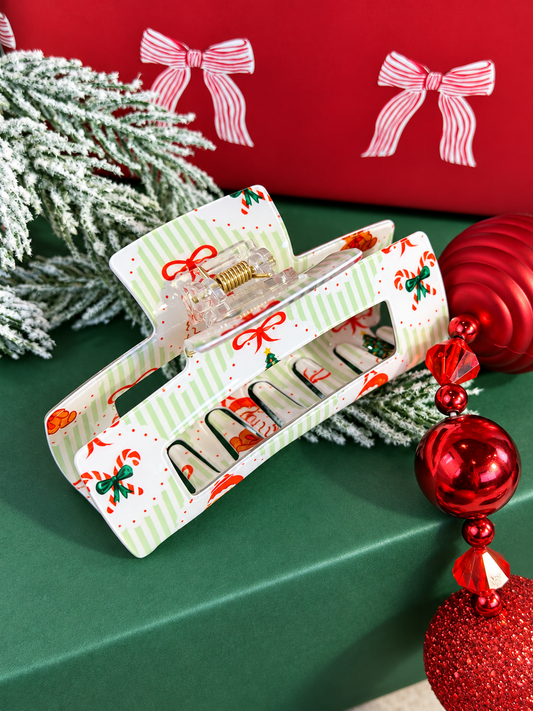 Holiday Trees Claw Clip