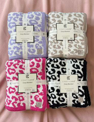 Leopard Luxe Throw Blanket