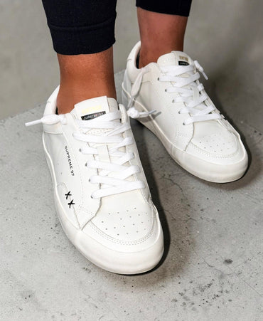 Icy White Vintage Havana Sneakers