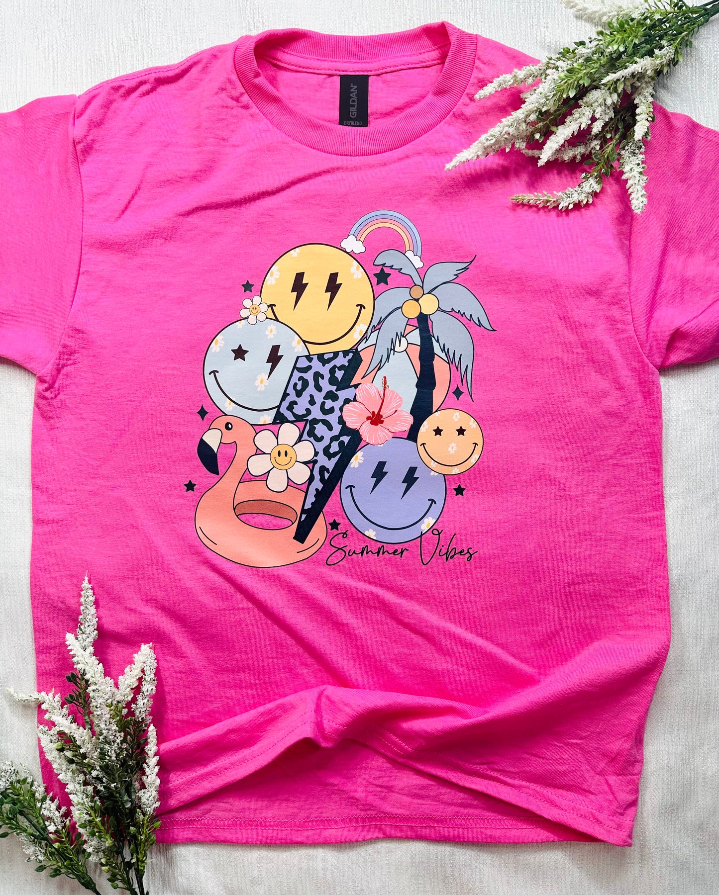 Summer Vibes Graphic Tee Size Youth Large