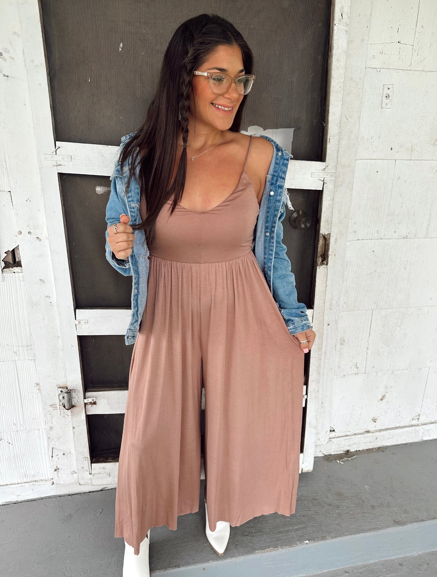 Makin A Statement Carmal Romper