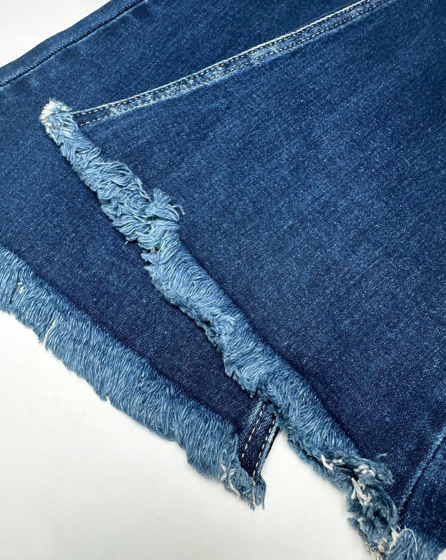 DARK WASH Route 507 Milestone Distressed Denim Flare Jeans