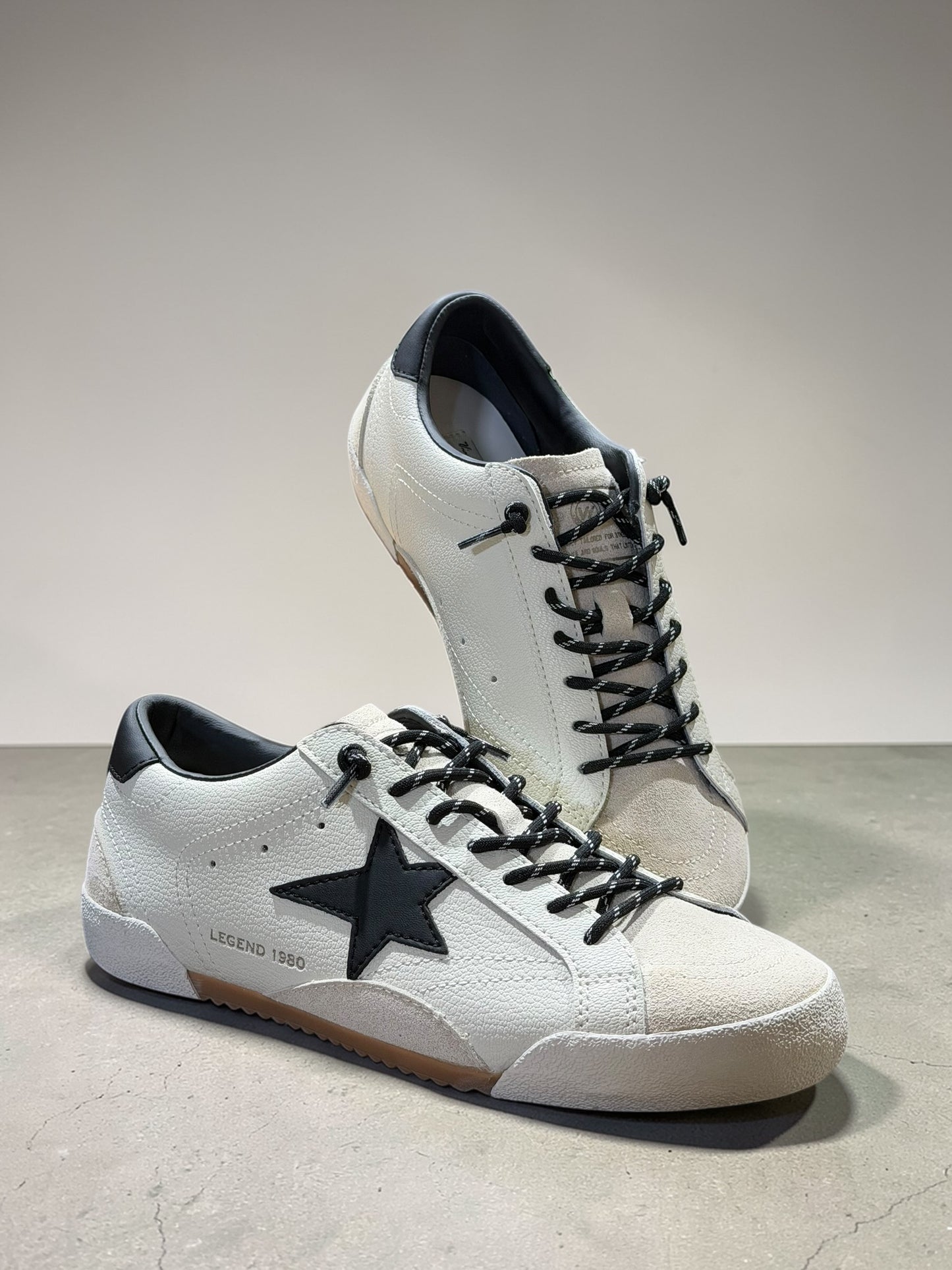 Legendary Black Star Low Top Sneakers