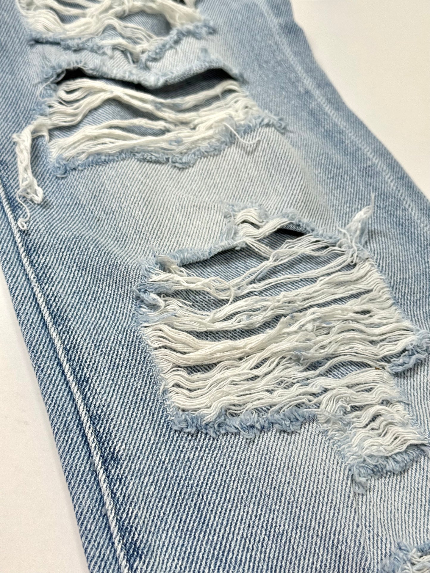 Lara Distressed High Rise Vintage Jean