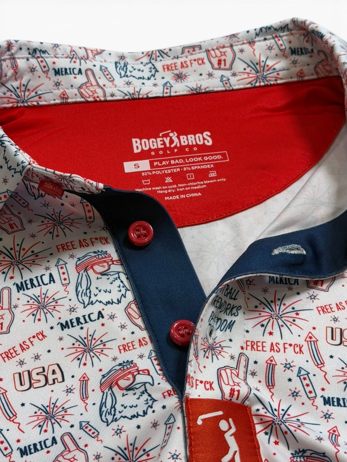 'Merica Free A'F Polo Shirt