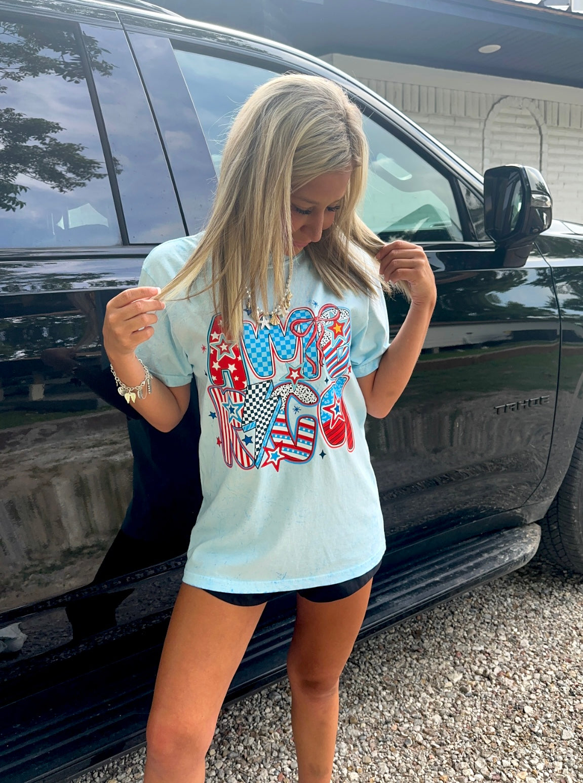 Proud To Be American Graphic Top