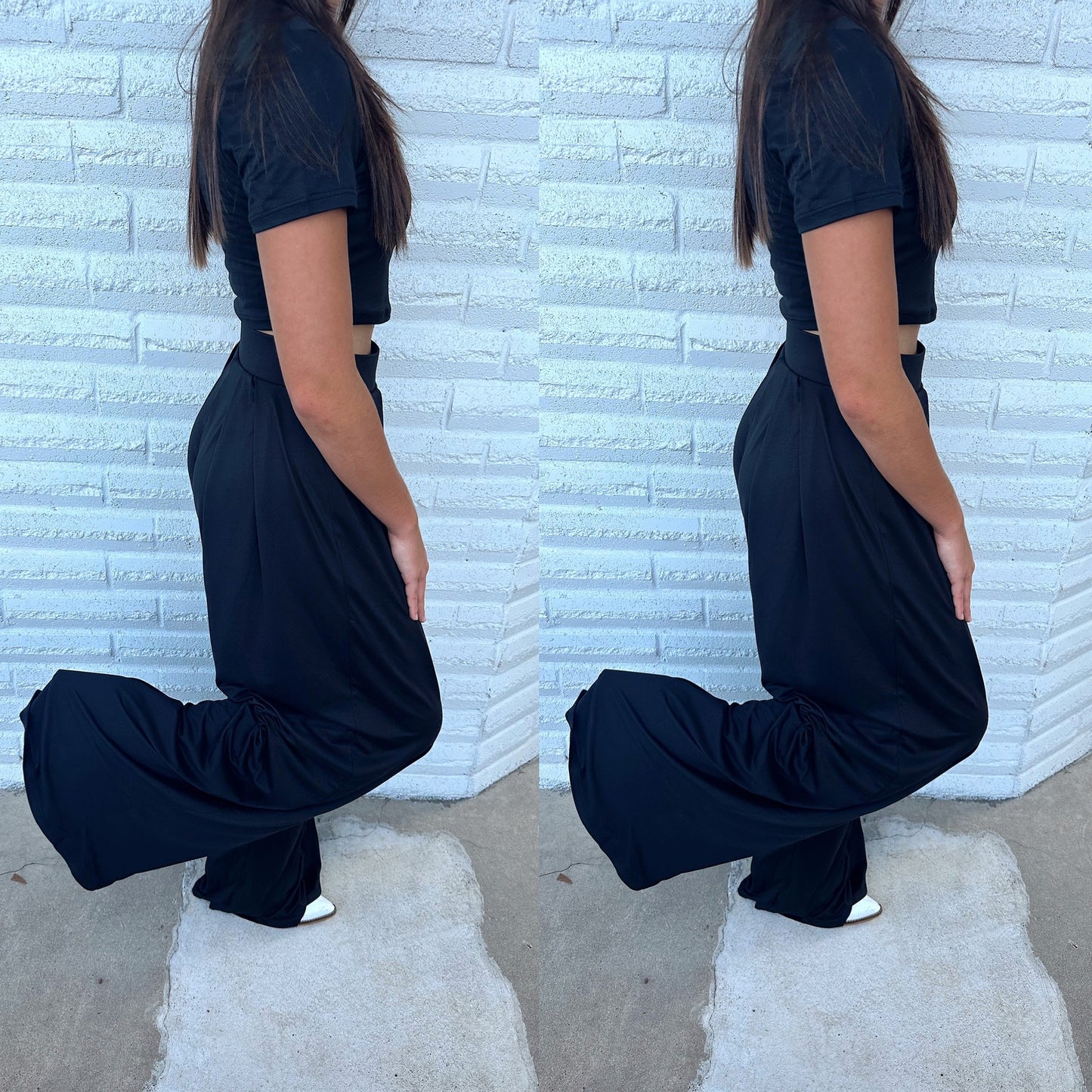 Black On to the Next two piece Set
