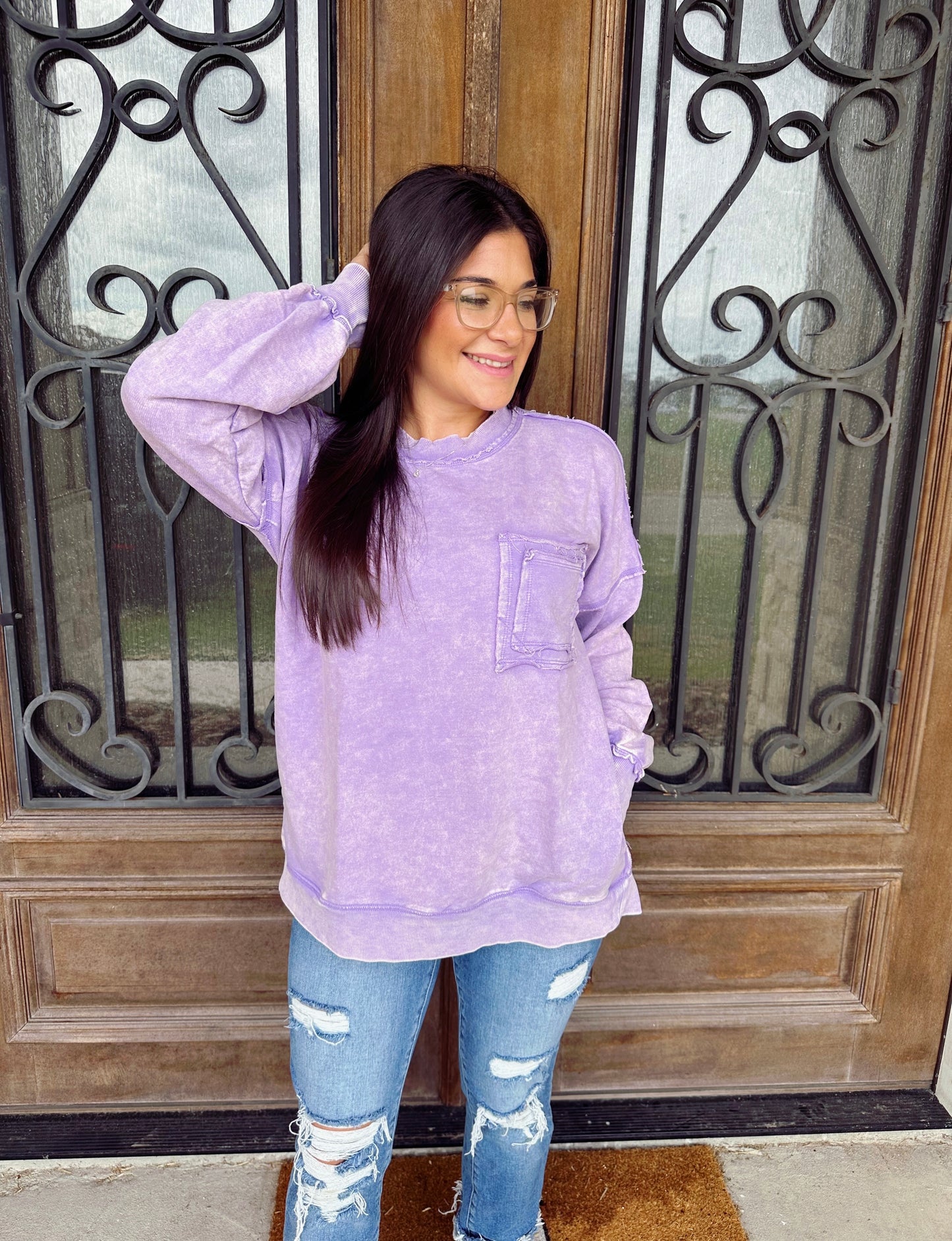 Lilly Lavender Pullover Shirt