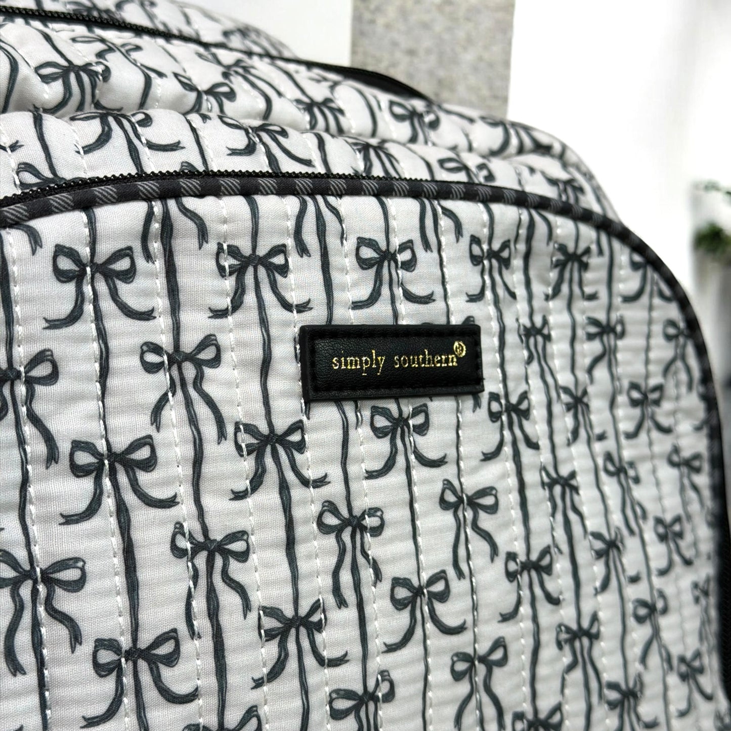 Soft Stitch Quilted Backpack