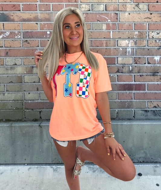 Colorful TTB Graphic T-shirt