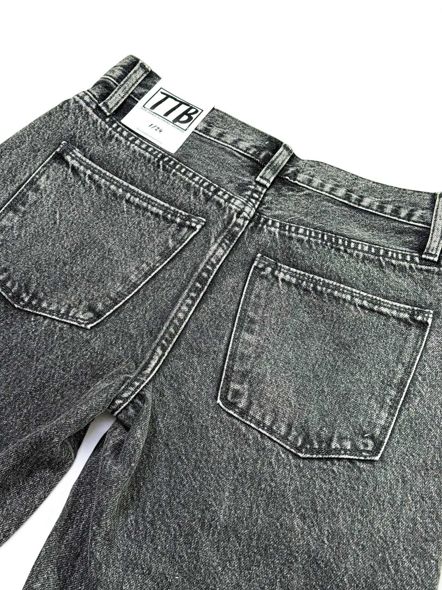 Drunken Nights Distressed Wide Leg Jeans